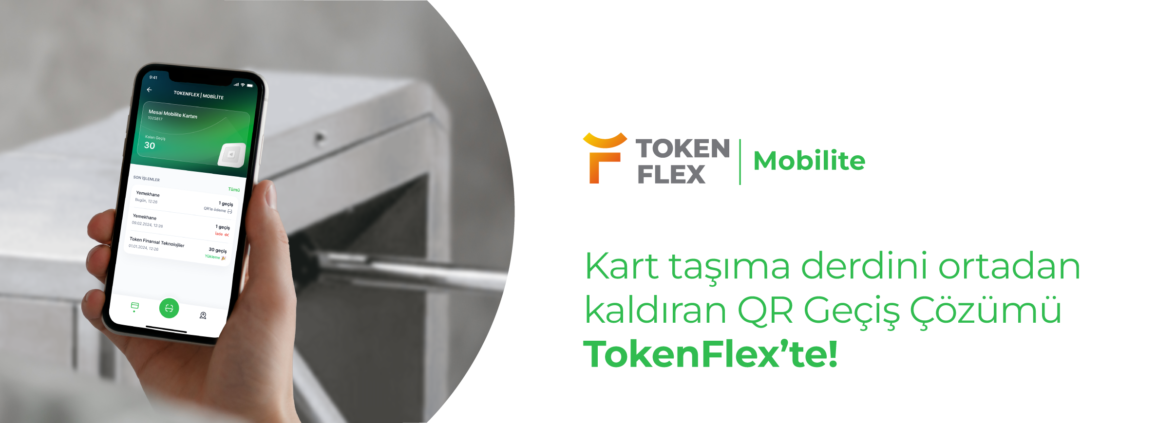 TokenFlex Mobilite: QR Geçiş Çözümü