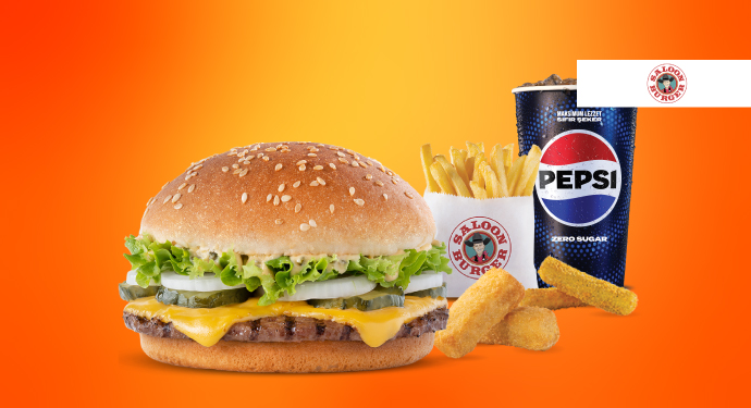 Saloon Burger'den Lezzet Dolu Menü!