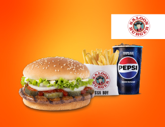 Saloon Burger'de TokenFlex Menüsü